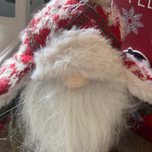 Modern Farmhouse Christmas Winter Holiday Faire Isle Sweater Chubby Gnome - Picture 4 of 9